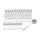 Christofle cutlery set in silver metal model MARLY
