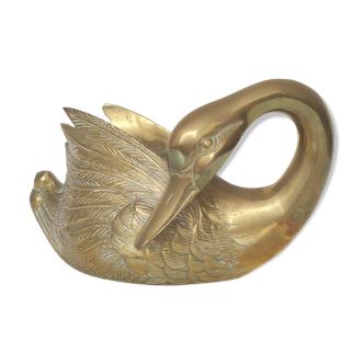 Brass swan