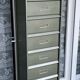 Industrial furniture of 10 valve lockers