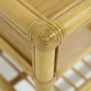Set of 2 rattan bedside tables, Dux, Sweden, 1960