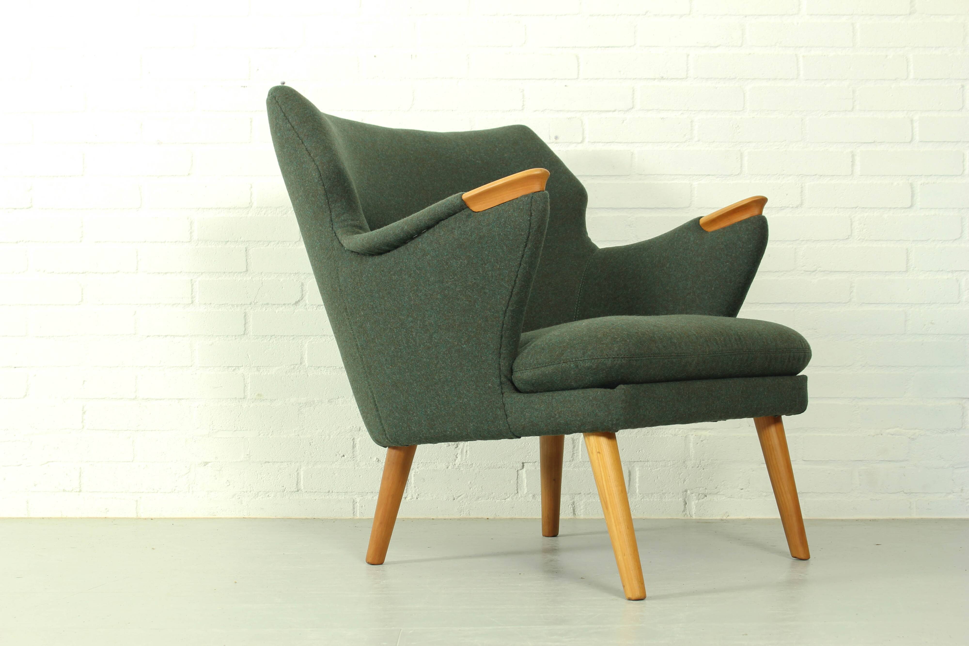 Kurt Olsen lounge chair No 221, Slagelse Møbelvaerk, 1960s