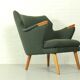 Kurt Olsen lounge chair No 221, Slagelse Møbelvaerk, 1960s