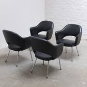 Ensemble original de 4 fauteuils 'Executive' par Eero Saarinen pour Knoll, années 1960.