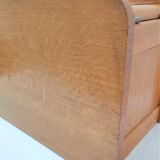 Bedside wood feet tapered 60s