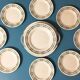 Set of 10 pieces Digoin Sarreguemines "Poitou"