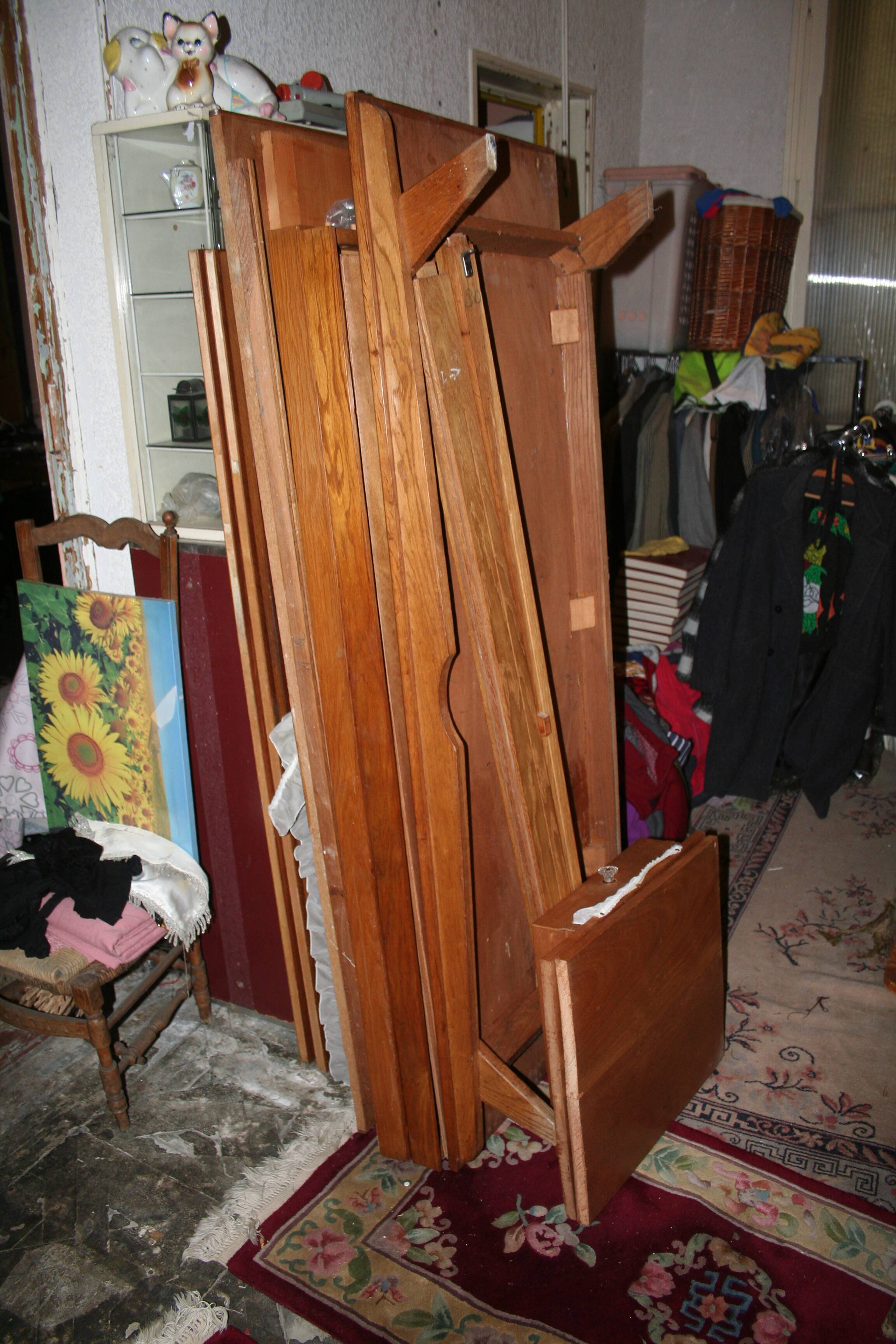 Vintage wardrobe 50_60 3 doors + mirror