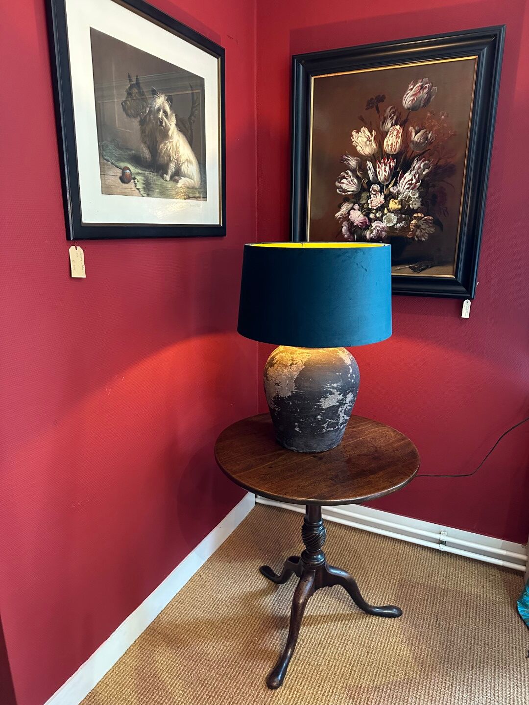 Antique side table / tilt top table