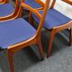 Vintage Danish design teak Dinning chairs by Kai Kristiansen for K  S mobel Denmark