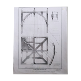 Carpentry board " Arêtier "