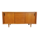 Vintage row in light oak wood from the 60s