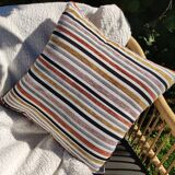 Striped Jacquard cushion