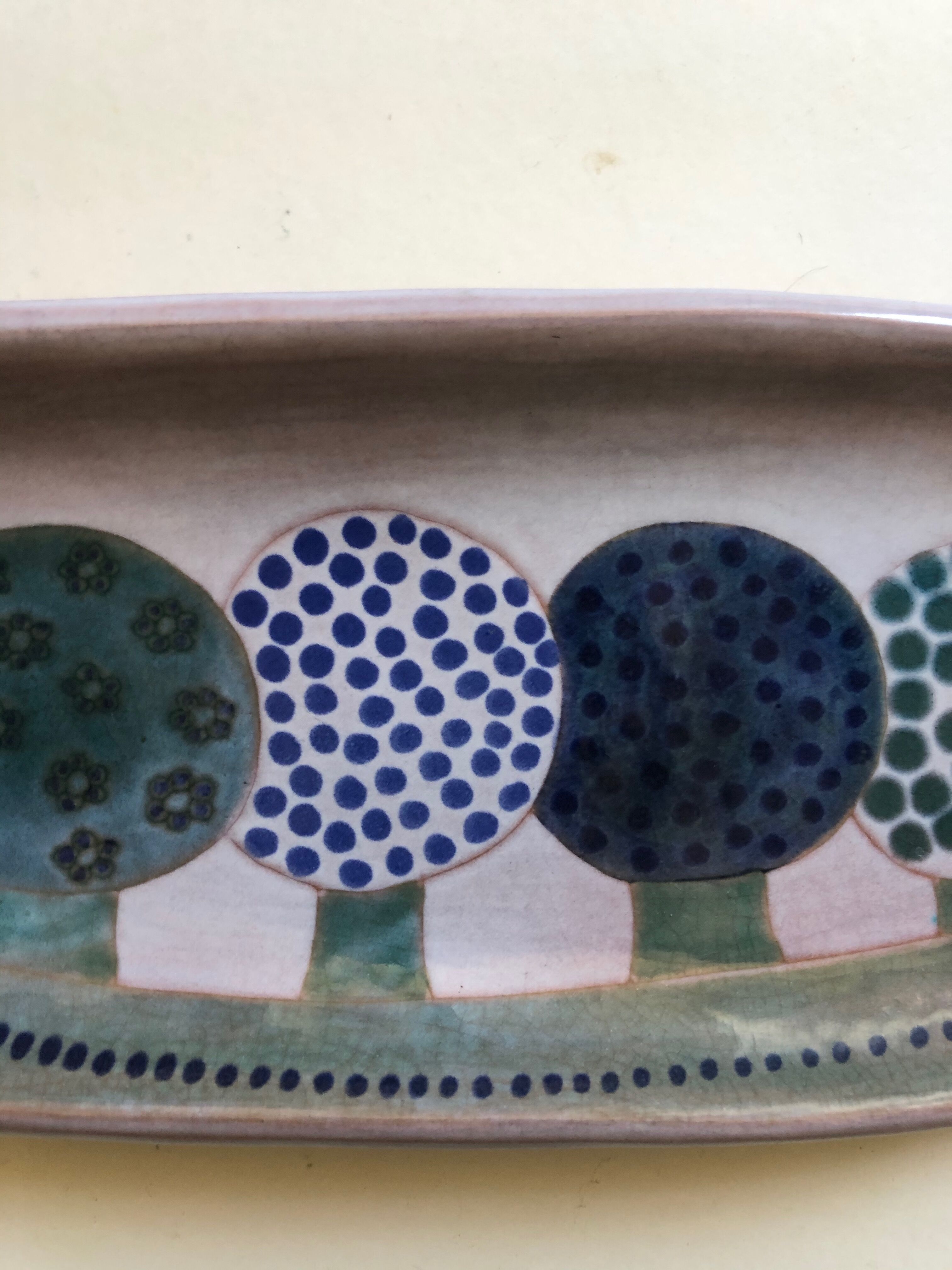 Vintage ceramic catchall from the Cloutier brothers - 1950