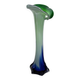 Soliflore Vase Murano Jack In The Pulpit. Arum Flower. In Blown Glass.