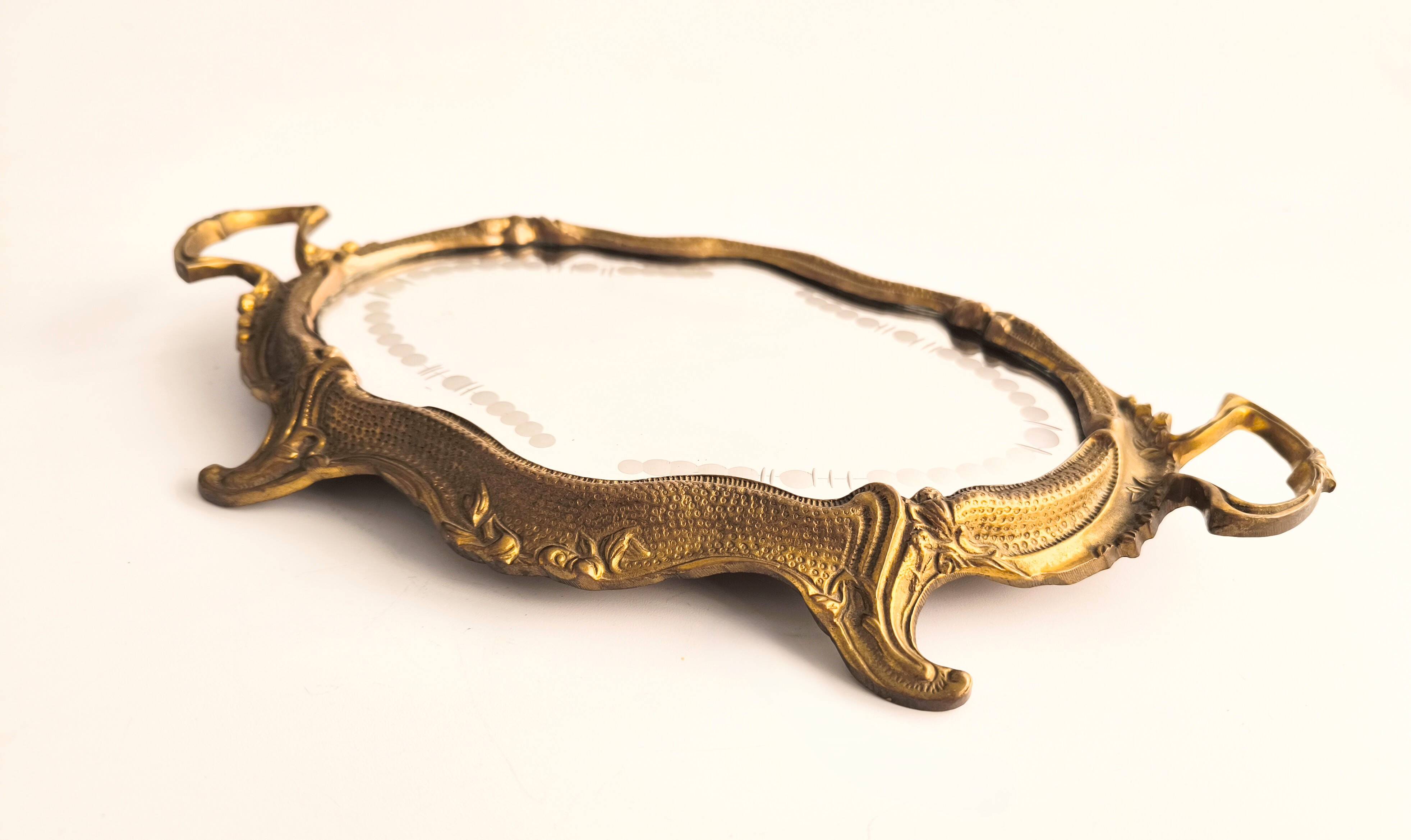 French bronze tray in Louis XV style