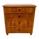 Biedermeier Ebonized Chest of Drawers in Cherry Veneer, South Germany, 1830
