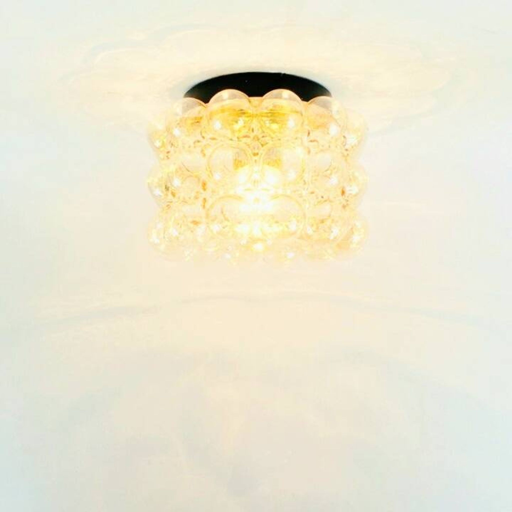 Pair of Bubble Glass Ceiling Lights by Helena Tynell for Limburg, 1960s/70s