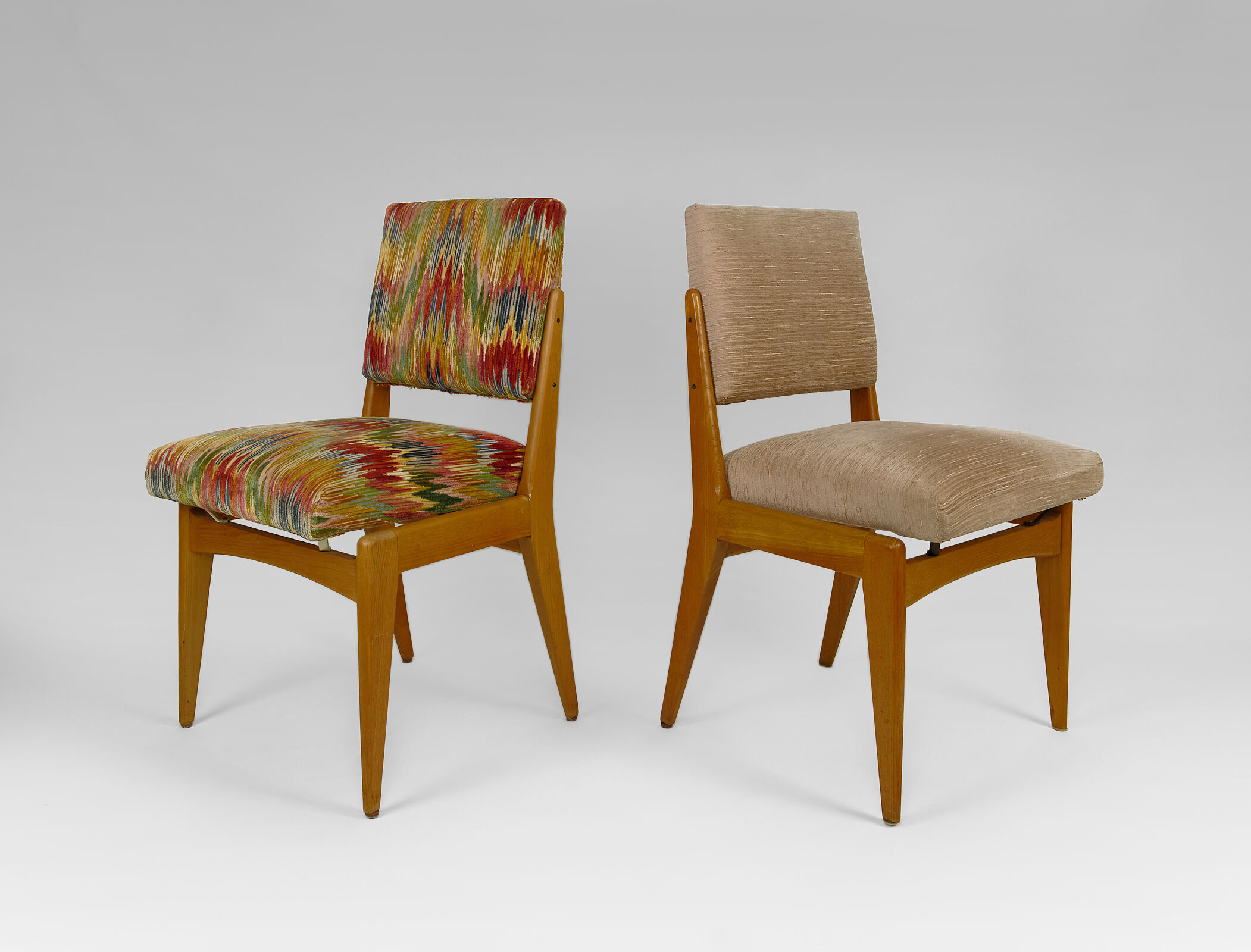 Pair of chairs Mid-Century Modern, France, circa 1950