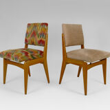 Pair of chairs Mid-Century Modern, France, circa 1950