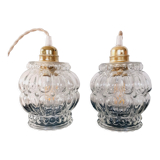 Set of two walking lamps