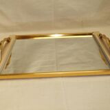 Old art deco mirror serving tray