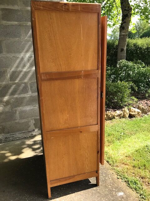 Parisian wardrobe with mirror
