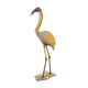 Brass flamingo