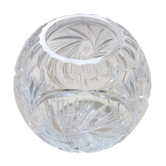 Vase cut crystal ball