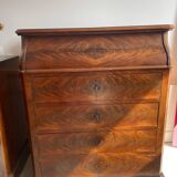 Commode de toilette dite chemin de fer