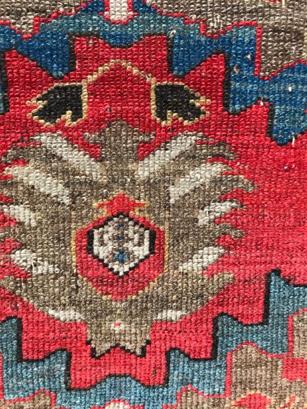 Tapis ancien persan malayer 19éme siècle 134x185 cm