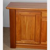 Vintage elm sideboard from the 1980s