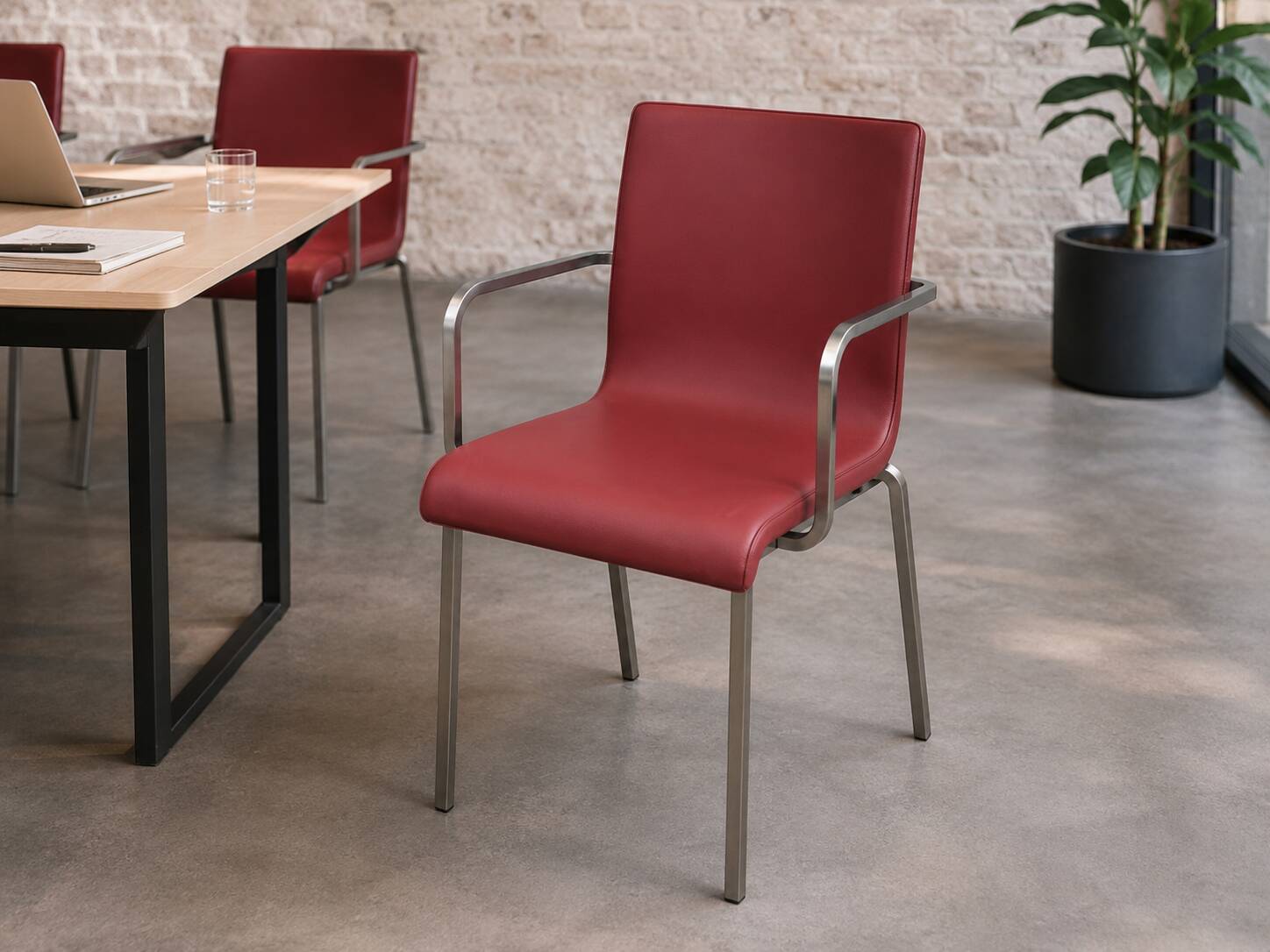 🪑 Office/meeting chairs Pedrali KUADRA XL – Very Good Condition – 5 available
