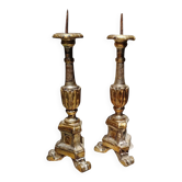 Original Louis XVI silver candlesticks and antiques from Mecca.