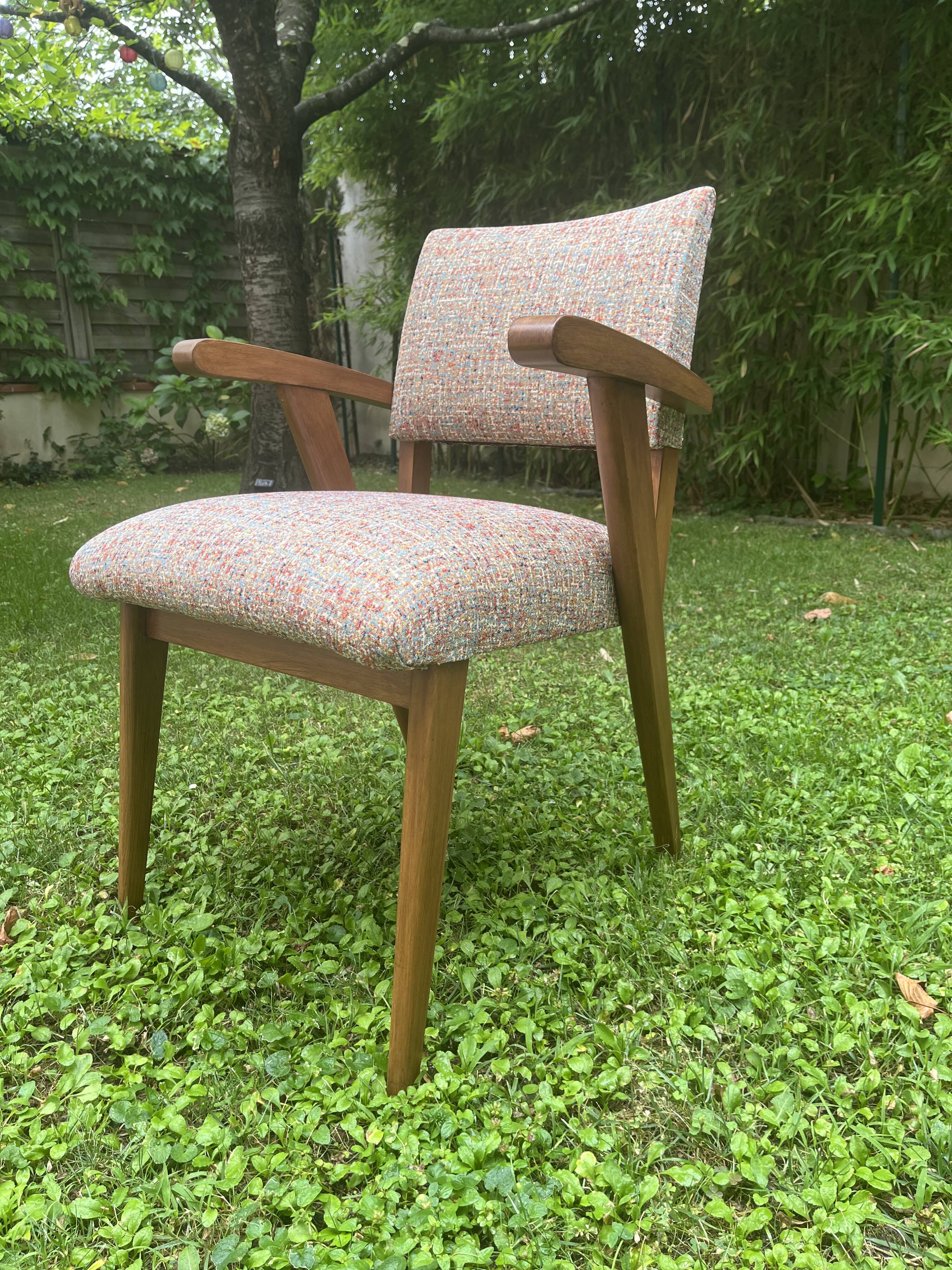 Mid-century bridge armchair