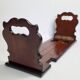 Solid wood zippered bookend, folding, 1900