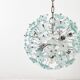 Mid century glass sputnik chandelier, 1970s