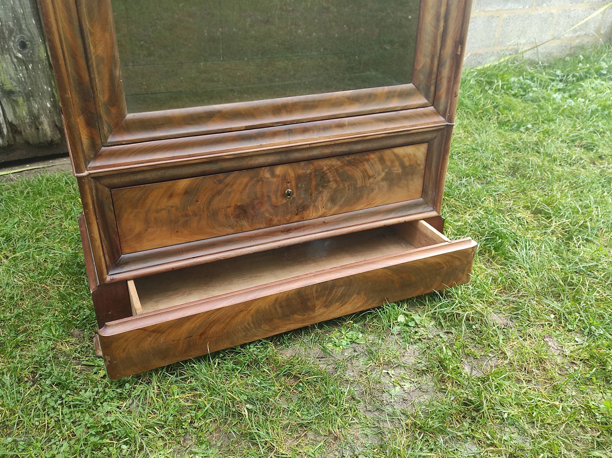 Parisian glass cabinet.
