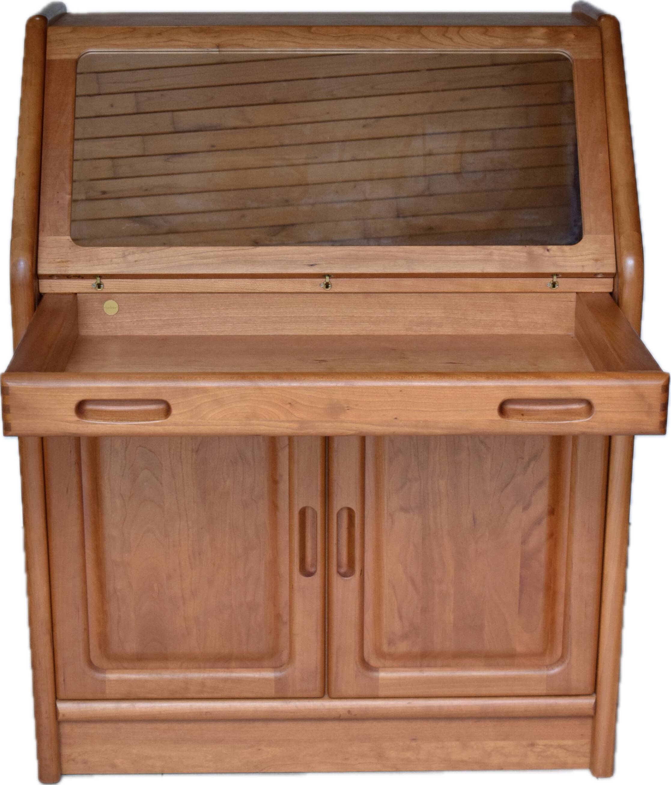 Dyrlund - vintage solid beech secretary - Denmark