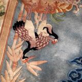Vintage Chinese carpet Art Deco handmade 186cm x 273cm 1940s