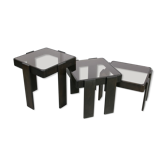 Tables gigognes par Gianfranco Frattini, années 1960