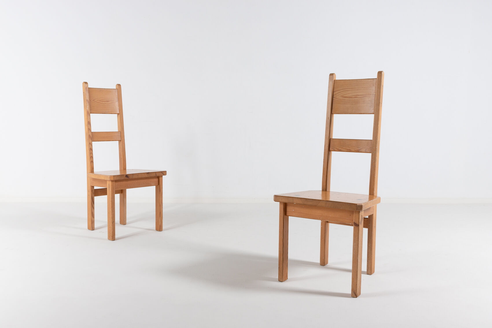 Set of 6 pine chairs by Roland Wilhelmsson for Karl Andersson & Söner Sweden 1960