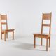 Set of 6 pine chairs by Roland Wilhelmsson for Karl Andersson & Söner Sweden 1960