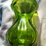 Green coloquinte vase