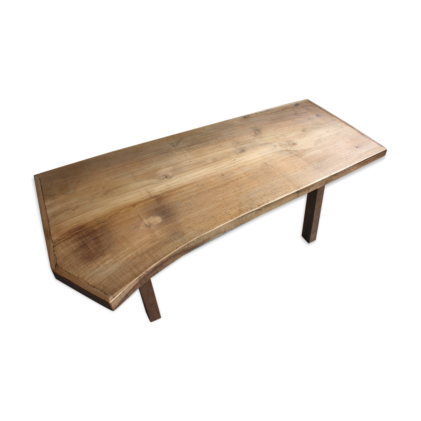 Table basse brute en bois