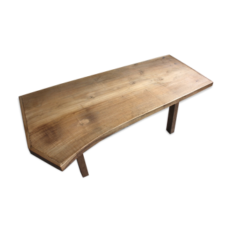 Table basse brute en bois