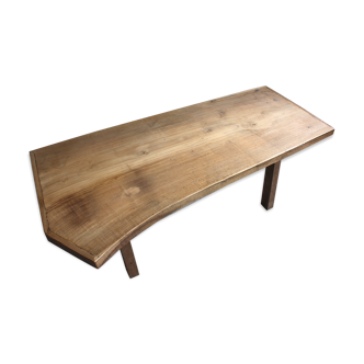 Raw wooden coffee table