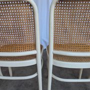 Set of 4 Thonet Style 811 Cane Chair: Josef Hoffman Mid-Century Modern Furn