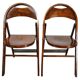 Paire de chaises pliantes Bauhaus B751 par Ligna, Tchécoslovaquie, années 1930.
