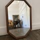 Miroir scandinave en bois, années 60