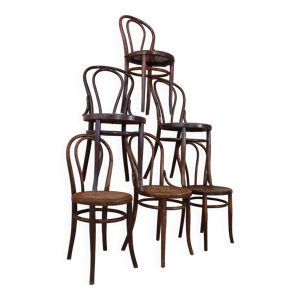 6 chaises bistrot n°18 - thonet