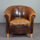 Fauteuil club en cuir de mouton
